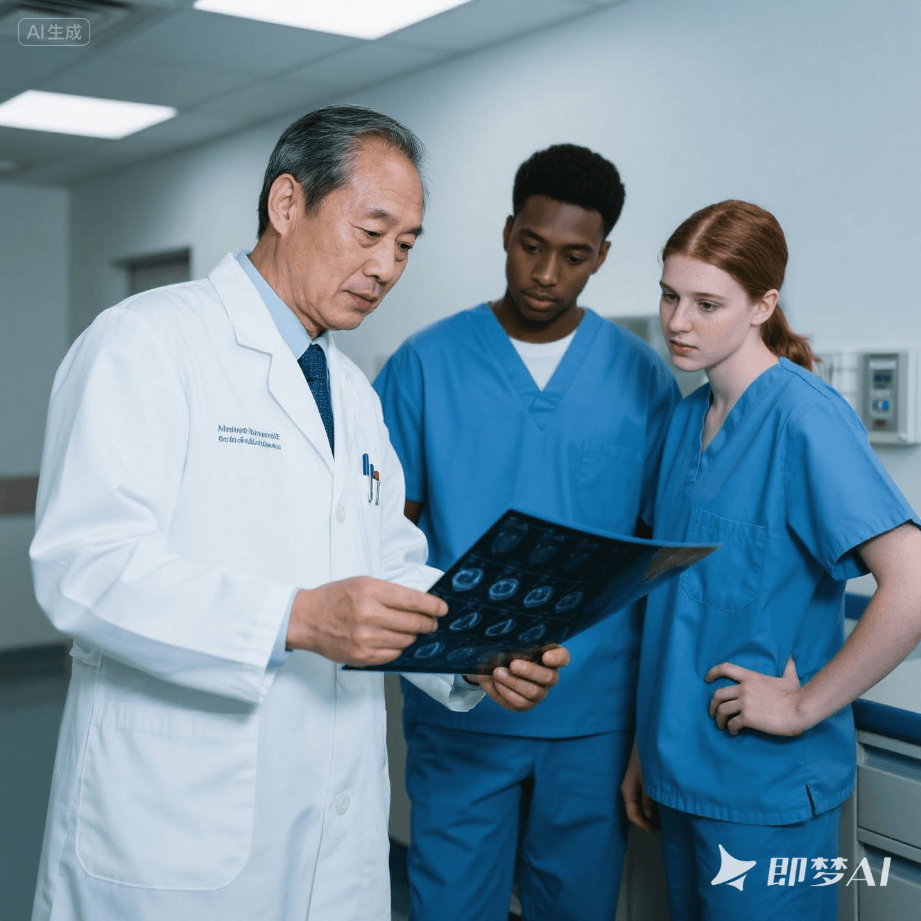 Medical professionals discussing