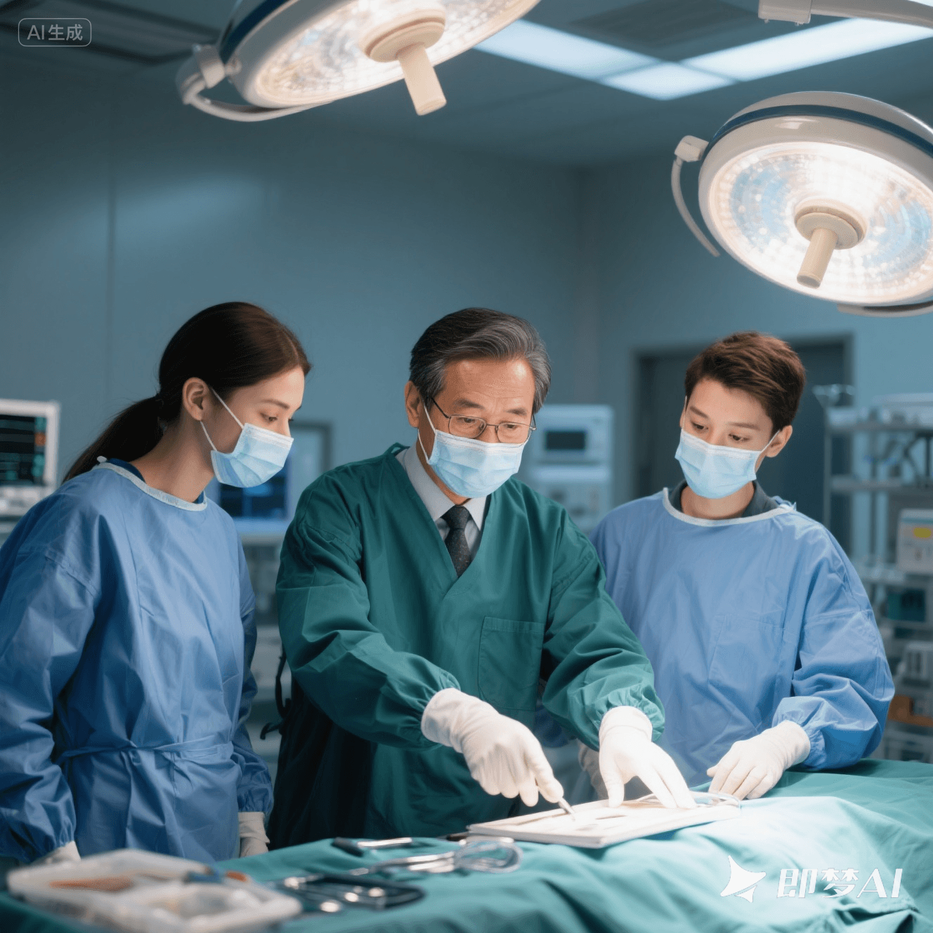 Medical team in surgery